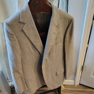 Giannini Designer Fashion 100% Cashmere Men's Gray Blazer